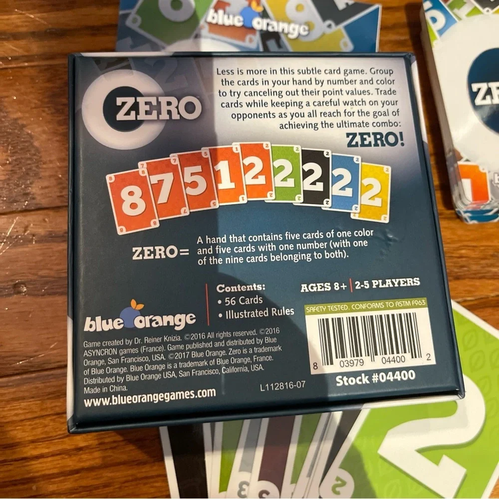 blue orange zero down